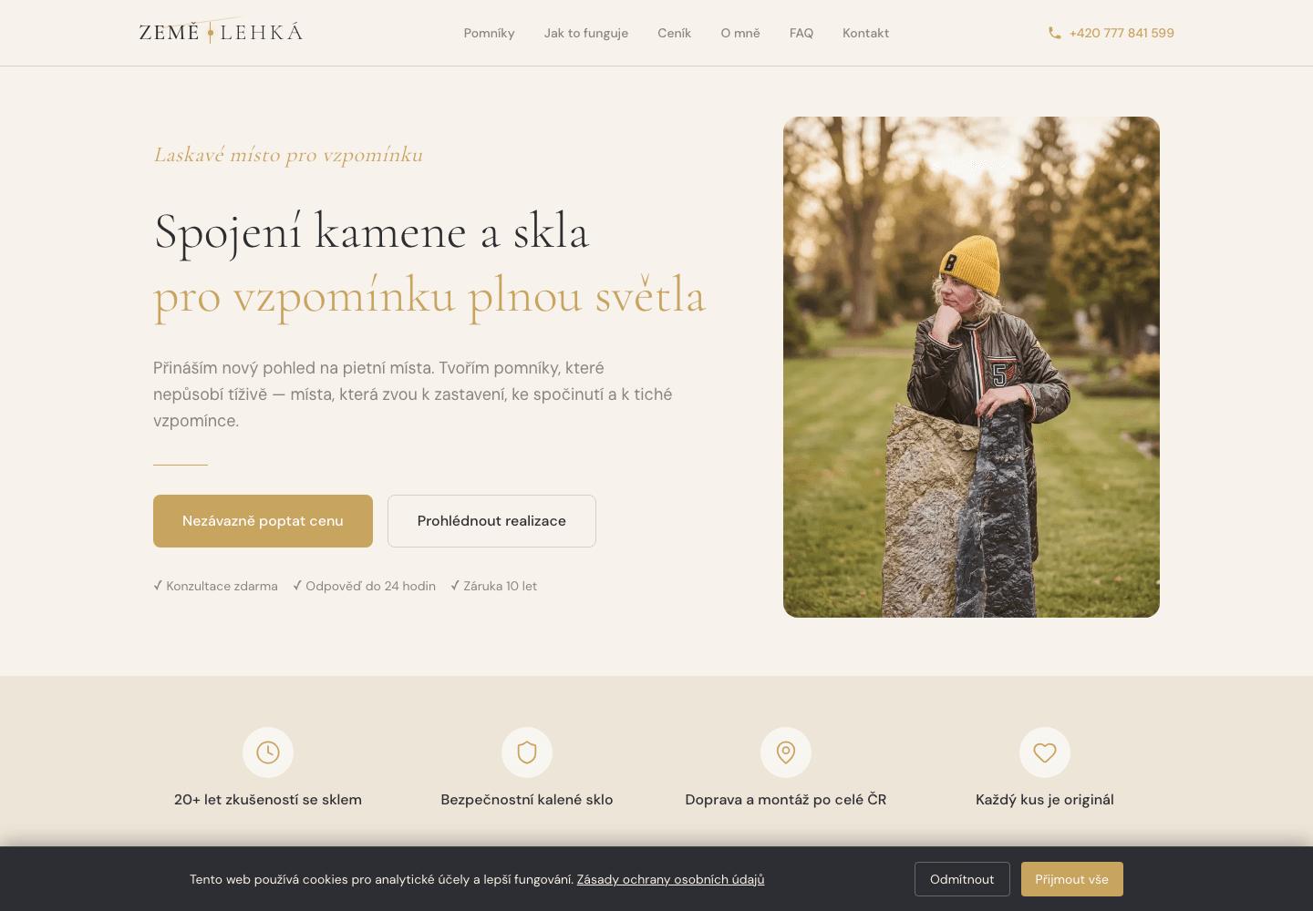 Web Země Lehká